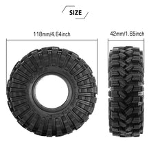 Load image into Gallery viewer, King Trekker 1.9" A/T Tires 118*42mm