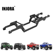 Load image into Gallery viewer, INJORA Universal LCG Chassis Frame Kit for 1/18 TRX4M (Carbon Fiber)