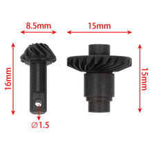 Load image into Gallery viewer, MEUS Racing 2 PACK 12-22T/24T Helical Gear, Overdrive Gear, Spiral Gear Set for 1/18 TRX4M