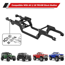 Load image into Gallery viewer, INJORA Universal LCG Chassis Frame Kit for 1/18 TRX4M (Carbon Fiber)