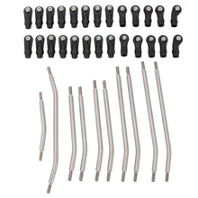 Load image into Gallery viewer, MEUS Racing 1/10 Stainless Steel Links 313mm Wheelbase Linkage Set for Axial SCX10 II