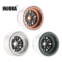 Load image into Gallery viewer, INJORA 2.2" Deep Dish Offset -10mm Carbon Fiber Aluminum Wheels for 1/10 RC Crawler