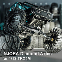 Load image into Gallery viewer, INJORA +4mm Diamond Axles With Lay Down Servo Mount & Links For 1/18 TRX4M