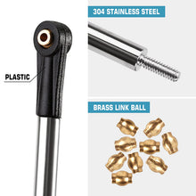 Load image into Gallery viewer, INJORA 8PCS Stainless Steel High Clearance 4 Links Set for SCX24 C10 JLU Bronco Base Camp