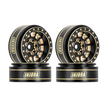 Load image into Gallery viewer, INJORA 1.0 Plus 12-Spoke Brass Beadlock Wheels 42g/Pcs Offset -3.75mm