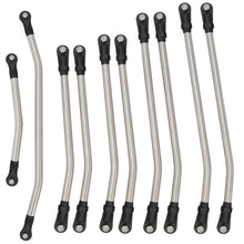 Load image into Gallery viewer, MEUS Racing 1/10 Stainless Steel Links 313mm Wheelbase Linkage Set for Axial SCX10 II
