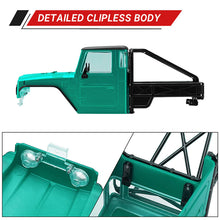 Load image into Gallery viewer, INJORA IR40 Half Truck Hard Plastic Body With Cage For 1/18 TRX4M Defender Bronco