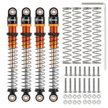 Load image into Gallery viewer, 51mm Aluminum Long Travel Threaded Double Barrel Shocks For Axial AX24