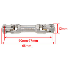 Load image into Gallery viewer, MEUS Racing Stainless Steel Internal Spline Universal Drive Shaft pair for 1/10 SCX10 SCX10 II TRX4
