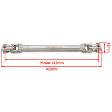 Load image into Gallery viewer, MEUS Racing Stainless Steel Internal Spline Universal Drive Shaft pair for 1/10 SCX10 SCX10 II TRX4