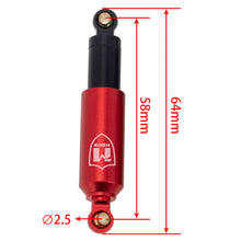 Load image into Gallery viewer, MEUS Racing 55MM 58MM 60MM Emulation Shocks Built-in Oil Shock for TRX4M 4PACK