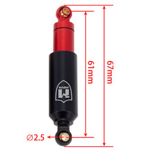 Load image into Gallery viewer, MEUS Racing 55MM 58MM 60MM Emulation Shocks Built-in Oil Shock for TRX4M 4PACK