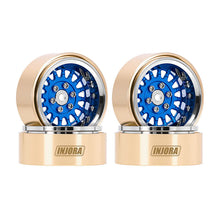 Load image into Gallery viewer, INJORA 1.3" ModuWheel Brass & Aluminum Beadlock Wheels For 1/18 1/24 RC Crawlers