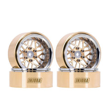 Load image into Gallery viewer, INJORA 1.3" ModuWheel Brass & Aluminum Beadlock Wheels For 1/18 1/24 RC Crawlers
