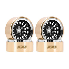 Load image into Gallery viewer, INJORA 1.3" ModuWheel Brass & Aluminum Beadlock Wheels For 1/18 1/24 RC Crawlers