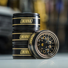 Load image into Gallery viewer, INJORA 1.0" 39g/Pcs Brass Beadlock Wheels Negative Offset 2.65mm