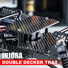 Load image into Gallery viewer, INJORA Universal LCG Chassis Frame Kit for 1/18 TRX4M (Carbon Fiber)