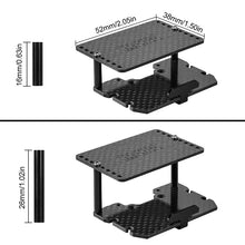 Load image into Gallery viewer, INJORA Universal LCG Chassis Frame Kit for 1/18 TRX4M (Carbon Fiber)