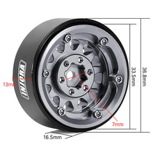Load image into Gallery viewer, INJORA 1.3" Aluminium Beadlock Wheels For 1/24 1/18 RC Crawler