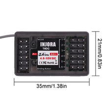 Load image into Gallery viewer, INJORA T6M 6CH 2.4GHz Micro Transmitter With Receiver Radio Controller