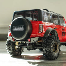 Load image into Gallery viewer, CNC Aluminum Front and Rear Bumper With Light Bar For 1/18 TRX4M Bronco