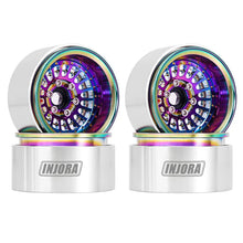Load image into Gallery viewer, INJORA Turbine 1.9" Aluminum Beadlock Wheels Offset -10mm For 1/10 RC Crawler