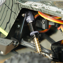 Load image into Gallery viewer, 51mm Aluminum Long Travel Threaded Double Barrel Shocks For Axial AX24