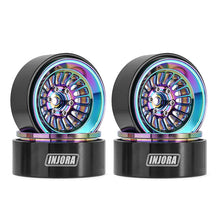 Load image into Gallery viewer, INJORA Turbine 1.3" CNC Aluminium Beadlock Wheels For 1/24 1/18 RC Crawler