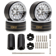 Load image into Gallery viewer, MEUS Racing Brass Aluminum 1.9″ Beadlock Wheels Supports Front Rear Twin Wheels