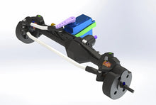 Load image into Gallery viewer, MEUS Racing Isokinetic 3-Section CVD Portal Front Rear Axles with 2 Servo Mounts for 1/10 Axial Capra 1.9 UTB DIY SCX10 SCX10 II