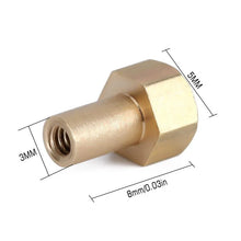 Load image into Gallery viewer, 4PCS Brass Wheel Hex Hub 5mm Extensions for Axial SCX24