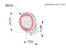 Load image into Gallery viewer, INJORA RC Car LED Light Headlights Spotlight for 1/10 RC Crawler