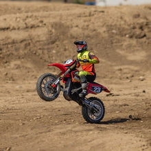 Load image into Gallery viewer, 1/4 Promoto-MX Motorcycle RTR, FXR RED by LOSI