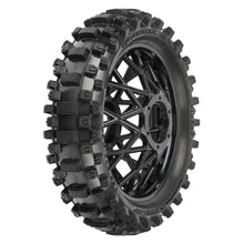 Load image into Gallery viewer, Dunlop Geomax MX33 V2 Bead CR4 Rear Tire MTD Bullyspoke Black: Promoto-MX by Proline