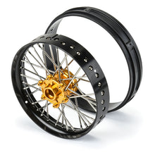 Load image into Gallery viewer, 1/4 Pro-Spec Aluminum V2 Bead Front Wheel, Assembled, Promoto-MX by Proline