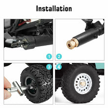 Load image into Gallery viewer, 4PCS Brass Wheel Hex Hub 5mm Extensions for Axial SCX24