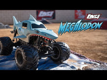 Load and play video in Gallery viewer, 1/18 Mini LMT Megalodon 2S 4X4 RTR Brushed Monster Truck (Battery & Charger Included)