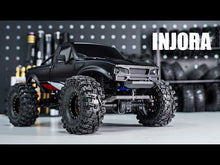 Load and play video in Gallery viewer, INJORA IR60 Pickup Hard Body With Bed Rack For 1/18 TRX4M Defender Bronco