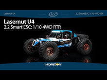 Load and play video in Gallery viewer, Losi 1/10 Lasernut U4 4WD Brushless RTR with Smart ESC