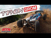 Load and play video in Gallery viewer, TYPHON GROM MEGA 380 Brushed 4X4 Small Scale Buggy RTR with Battery & Charger