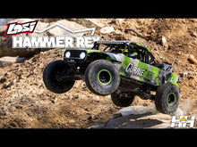 Load and play video in Gallery viewer, Hammer Rey, 1/10 4WD Rock Racer RTR By Losi