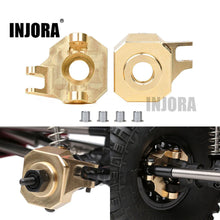 Load image into Gallery viewer, 2PCS Brass AR44 Front Steering Knuckles For SCX10 II 90046