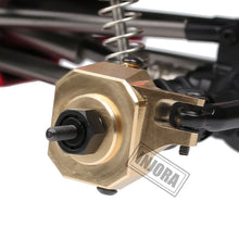 Load image into Gallery viewer, 2PCS Brass AR44 Front Steering Knuckles For SCX10 II 90046
