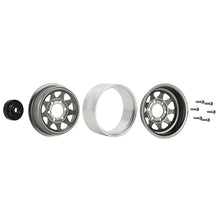 Load image into Gallery viewer, 4pcs 1.0" Negative Offset 3.78mm Deep Dish Stamped Steel Wheel Rims for 1/24 RC Crawlers
