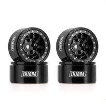 Load image into Gallery viewer, 1.0" Negative Offset 2.85mm Beadlock Aluminum Wheel Rims for 1/24 RC Crawlers (4)