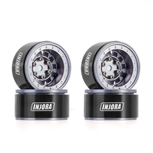 Load image into Gallery viewer, 1.0" Negative Offset 2.85mm Beadlock Aluminum Wheel Rims for 1/24 RC Crawlers (4)