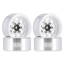 Load image into Gallery viewer, 4pcs 1.0" Negative Offset 3.78mm Deep Dish Stamped Steel Wheel Rims for 1/24 RC Crawlers