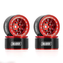 Load image into Gallery viewer, 1.0" Negative Offset 2.85mm Beadlock Aluminum Wheel Rims for 1/24 RC Crawlers (4)