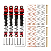 Load image into Gallery viewer, 43mm Aluminum Threaded Double Barrel Shocks Dampers for Axial SCX24