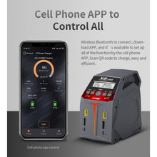 Load image into Gallery viewer, X2 Pro V2 Dual Channel Smart Charger. 2x100W or 1x200w Lipo 1-6S, NiCad, NiMh, PB. AC/DC by GT Power